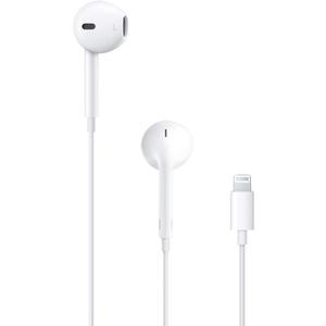 Apple EarPods Headphones with Lightning Connector, Wired Ear Buds for iPhone with Built-in Remote to Control Music, Phone Calls, and Volume