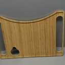 Folding Walker Tray Table, Portable Bamboo Tray with Cup Holder, Mobile Folding Table Fits Most Standard Walkers for Daily Activities Like Dining, Crafts, Or Placing A Laptop for Work 21.3" x 15"