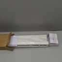 DEZ FURNISHINGS Cordless No Tools 1" Magnet Mini Blinds for Metal Doors, Room Darkening, 25" W x 72" H, White