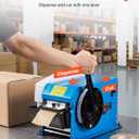 VEVOR Water-Activated Tape Dispenser 4–40 Inch Kraft Gummed Tape Cutter