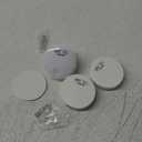 Mighty Paw Smart Bell 2.0  Potty Training Button for Dogs & Puppies  Train Your Dog to Ring The Bell  Wireless Pet Communication (1 Pack) (White)