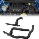 FZJDSD Heater Hose Set With TEE Supply-Return Compatible with Dodge Journey 2.4 VVT 2008-2020, 2Pcs Heater Hose Set 5058437AD 5058437AI 5058437AK