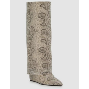 Madden Girl womens snake pattern boots, 8.5