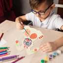 10 Pack Large Easter Bunny Wood Cutouts, 11.6 Inch Unfinished Wooden Bunny Cutouts, Blank Easter Rabbit Wooden Slices Unpainted Wood Discs for Crafts Decoration (11.6 Inch)