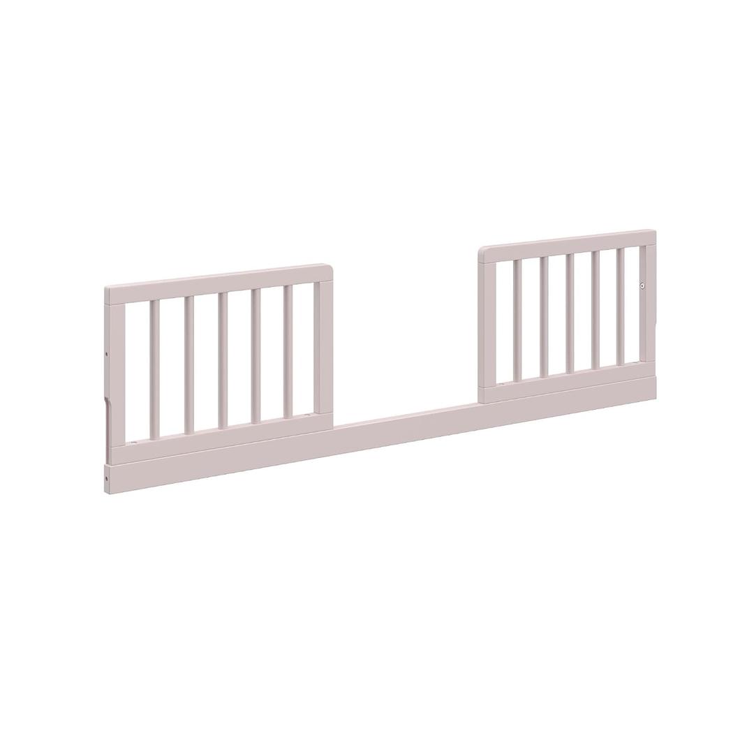 Storkcraft & Graco Toddler Safety Guardrail Kit with Dowels (Pebble Gray) GREENGUARD Gold Certified, Converts Compatible Storkcraft & Graco Crib to Toddler Bed, Kit Includes 2 Toddler Guardrails