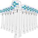 16 Pcs IO Replacement Heads Compatible with Oral B iO 2/3/4/5/6/7/8/9/10 Series Electric Toothbrush, Brush Heads with Medium Bristles Compatible with Oral B iO for Gentle Dental Care (White)
