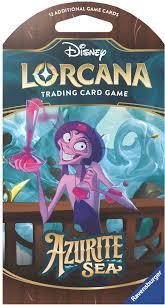 Disney Lorcana Trading Card game 12 Random Game Cards Shimmering Skies 2 Pack One pack Azurite Sea