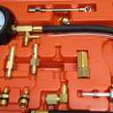 BETOOLL 0-140PSI Fuel Injector Injection Pump Pressure Tester Gauge Kit Car Tools (Master)