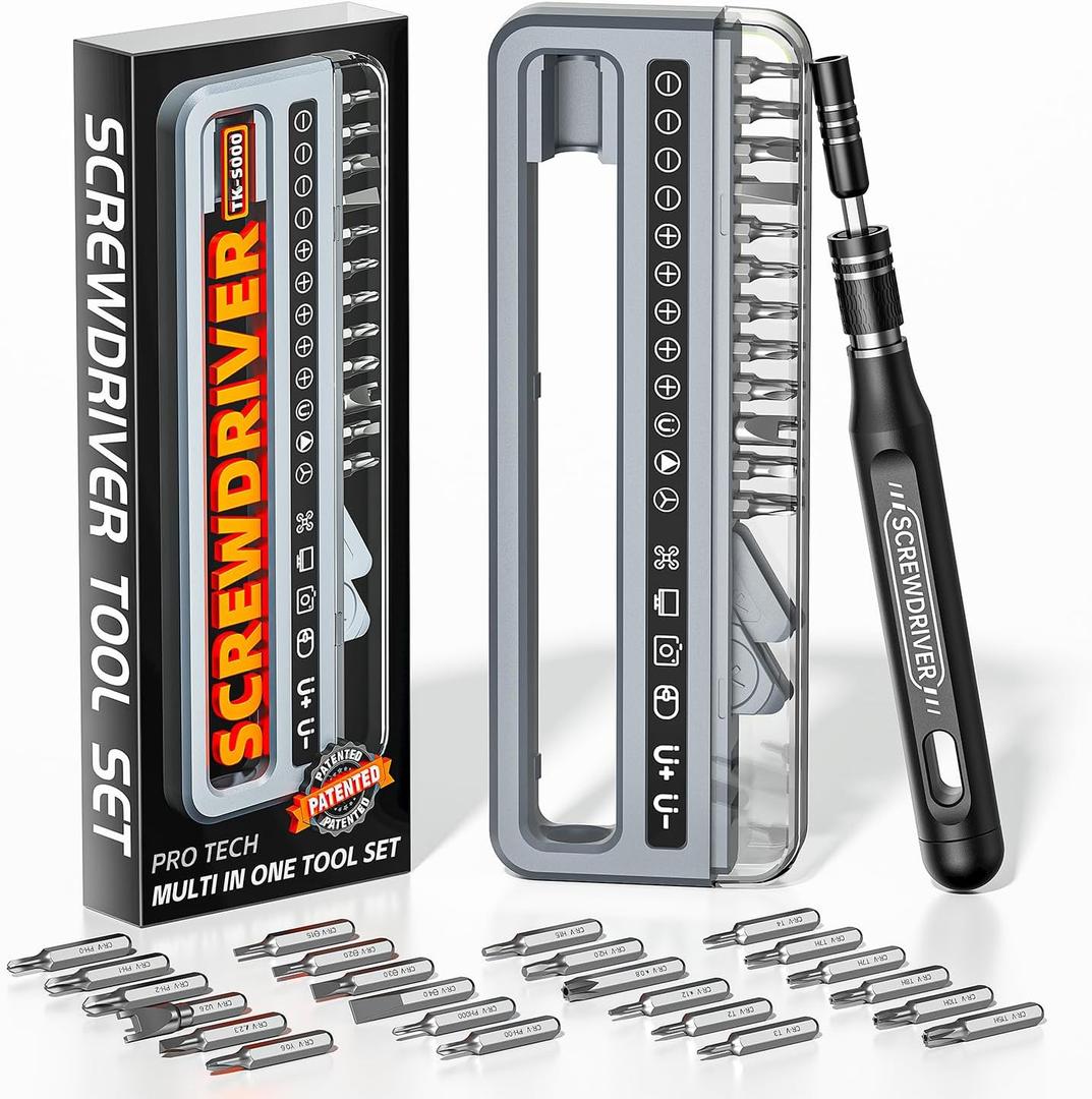 ANVANNA Electronics Precision Screwdriver Sets 32-Piece Magnetic Repair Tool Kit for iPhone, MacBook, Computer, Laptop, PC, Tablet, PS4, Xbox, Nintendo, Game Console