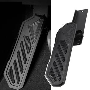 Dead Pedal Foot Rest Compatible with Jeep Wrangler JL JLU/Gladiator JT 4XE 2018-2023 Aluminum Alloy Left Side Foot Pedal Pads