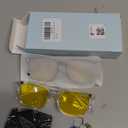 livho High Tech Blue Light Glasses - Advanced 99% Blue Light Blocking Computer Glasses - Anti Eyestrain & UV Glare Protection (*B1 Light Black+Clear)