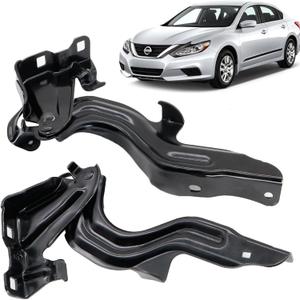 1 Pair Front Left and Right Hood Hinge Cover Cowl Side Hood Panel for Nissan Altima 2013-2018 654003TA0A 654013TA0A NI1236147 NI1236146 Driver and Passenger Side