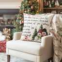 Artscope to My Sister Throw Pillow Covers 20x20 Inch Sister Christmas Birthday Gifts for Women Girls, Soft Hug Cushion Case Gifts from Sisters (Beige)