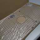 Serene Valley Sink Bottom Grid 24-1/8" x 12-5/8", Centered Drain with Corner Radius 1-1/2", Sink Protector NLW2412C