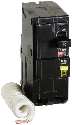 Square D by Schneider Electric Square D - QO240GFICP QO Circuit Breaker, 40-Amp, 120/240V, 2-Pole, GFCI, Plug-In Mount