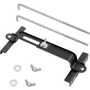 Premium Adjustable Battery Hold Down for Tray, Universal Adjustable Battery Crossbar with J Bolt, fit for SUV Car, Good Contact, Corrosion Resistance (11inches / 27cm bolts)