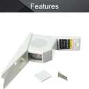 Utoolmart 200cm Height Meter White Wall Mounted Height Meter Growth Ruler CM Metric