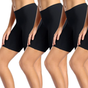 wirarpa Women's Cotton Boy Shorts Underwear Anti Chafing Soft Biker Short Plus Boy Shorts Panties 3 Pack