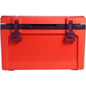 Stanley Adventure Outdoor Cooler 50 qt | Heavy Duty Outdoor Camping Cooler with Easy Carry Side Handles | 6 Days Cooling Ice Chest for 82 Cans | Flat Top Doubles as Seat | BPA-Free | Tigerlily Plum