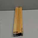 VaeFae Adjustable Bamboo Drawer Dividers, Expandable Drawer Organizer for Kitchen, Bedroom, Bathroom, Dresser and Office, 6-Pack (2.4"High, 16.6-21.8"Long, 6Pack)