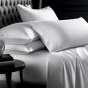 Hyde Lane 1000 Thread Count Cotton Pillowcases 2 Pack, White Pillow Cases Queen Size 20x30 inches, Soft and Durable Luxury, Wrinkle Resistant, Pilling Proof