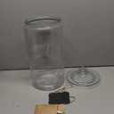 2 Gallon Glass Drink Dispenser with Spout for Parties - Tall Airtight Mason Style Beverage Serveware Stand with Metal Spigot for Kombucha, Water, Juice, Punch, Cocktails, Ice Tea & Sun Tea