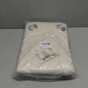 H.VERSAILTEX Linen Blackout Curtains Durable Thick Textured Linen Look 100% Blackout Patio Door Curtain Anti Rust Grommet Extra Wide Sliding Door Curtain Panel, Bleached Sand, W100 x L108 inch