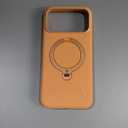 TORRAS Ostand Q3 Silicone for iPhone 17 Pro Max Case, Fit for MagSafe, 360 Spin Ring Stand, Liquid Silicone Cozy Vibrant Grip, Camera Control, Protective Case for iPhone 17 Pro Max, Pastel Orange