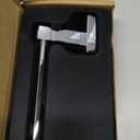 RUACQ Toilet Paper Holder Wall Mount, Square Base Tissue Roll Holder for Bathroom, Toilet Roll Holder Stainless Steel(Chrome)