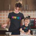 Mommy and Me Easter Outfits Mama and Me Bunny Matching Shirts Cute Peeps Graphic Tee Matching Family Easter Outfits Gray