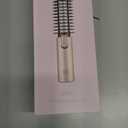 Youbella Cordless Hair Curling Iron Brush, Portable Travel Hair Curler, Mini 1.5 Heated Round Brush, 3-in-1 USB Rechargeable Straightening Wand for Styling & Smoothing, 200 Million Ionic Care, Pink