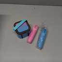 Mini Karaoke Machine Speaker for Kids Adults,Portable Bluetooth with 1-2 Wireless Microphones,Christmas Birthday Gifts Toys Girls Boys Ages 4, 5, 6,7, 8,9,10,11,12+ Years Old Toddler (Blue - 2 Mic), Pink with Blue