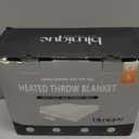 Heated Blanket Electric Throw-50''x60''Ultra Soft Cozy Plaid Flannel Fast Heating Electric Blanket with 10 Heat Levels & 10 Hours Auto Off, ETL Certified, Keep Warm in Home Office (Tartan)