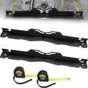 Heavyweight Toe Alignment Tool, Black Wheel Alignment Tool, Wheel Angle Alignment Tools for Car, Truck, SUV, and Vehicle, Includes 2 Dual Metric and Imperial Measuring Tapes