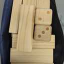 Megwoz Giant Tumble Tower Games for Kids and Adults 57 Blocks New Zealand Pine Wooden Blocks Stacking to Over 4.2FT Family Game for Indoors Outdoors Yard Games for Family