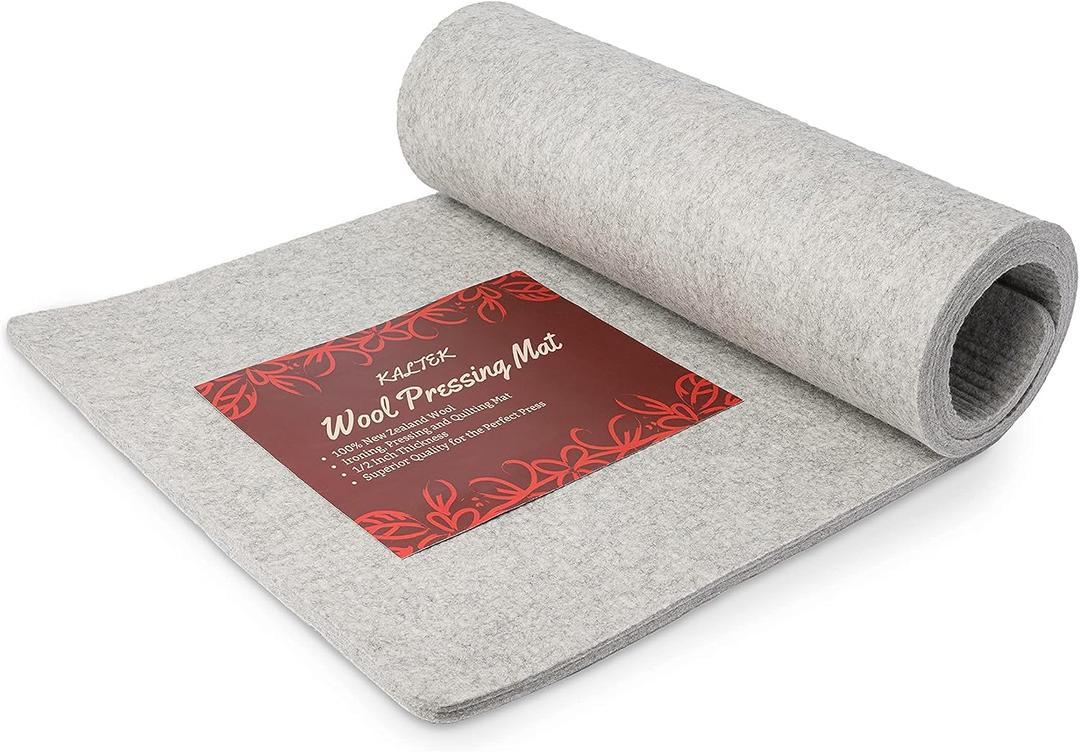 Wool Pressing Mat, Extra Large 22" X 60" Pressing Mat for Quilting 100% New Zealand Wool Ironing Pad for Quilters
