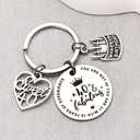 40th Birthday Gifts for Women Men Keychain Daughter Son Birthday Gift for Husband Wife 40 Year Old Birthday Gifts for Sister Brother 40 Yr Old Birthday Gifts for Best Friend Happy Birthday Key Chains (Silver, S)