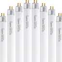 7 Pack 21 Inch F13T5/CW Fluorescent Light Bulb, 4100K Cool White, T5 13 Watts Fluorescent Replacement Bulb for Counter and Cabinet Fixture, G5 Base