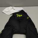 INBIKE Women's Cycling Bib Shorts 4D High Density Sponge Padded Breathable & Reflective Bike Tights with Pockets (Large, Black)