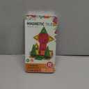 SKTMYY Mini Magnetic Tiles,Travel Magnetic Tiles with Metal Box,Car Airplane Travel Essentials for Kids Ages 3+,Creative Magnet STEM Toys Birthday Gift for Boys & Girls