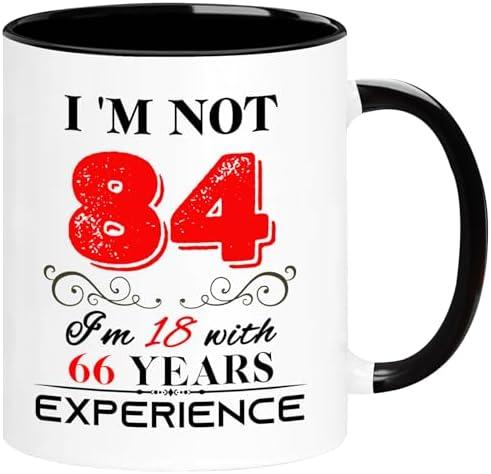 ERYUWOZA 1941 84th Birthday Mug for Women Men, Turning 84 Year Old Birthday Gifts for Mom, Dad, Grandma, Grandpa, Wife, Husband, Daughter, Sister, Best Friends, Coworkers, Her, Him, 11oz Coffee Cup