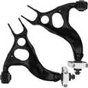 Detroit Axle - Rear 2pc Control Arms for Ford Explorer Flex Taurus Police Interceptor Sedan Utility Lincoln MKS MKT, 2 Upper Control Arms Replacement