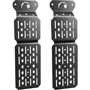 Truck Bed Rail Side Mount Holder for Toyota Tacoma 2005-2026, for Toyota Tundra 2007-2026, 2Pcs Bed Rail Modular Accessories Mount for Bike, Shovels, Axes, Recovery Plates, Fuel Tanks