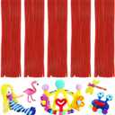 Bundooraking Craft Pipe Cleaners,Chenille Stems for Art and Craft Projects, Flower DIY Decorations, Art Supplies (200pcs Macaron,Green) (Small)