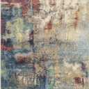 Lahome Modern Abstract 9x12 Area Rugs for Bedroom, Washable Living Room Rug for Bedroom Low Pile Non Slip, Red Soft Indoor Accent Carpet for Dining Room Table Home Decor Use