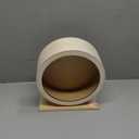 antiai Hamster Wooden Silent Wheel, Small Animal Exercise Wheel Accessories, Quiet Spinner Hamster Running Wheels Toys for Hamsters,Guinea Pig, Gerbils, Mice and Other Small Pets,8.2' Medium Size