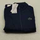 Lacoste Women's Sport Slim Fit Zip-up Golf Layering Jacket (2, Navy Blue/Navy Blue)