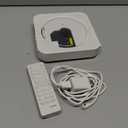 Bluetooth Portable Home CD Music Player with Remote Control, Timer, Built-in Speakers and LED Display - FM Radio Boombox (White)