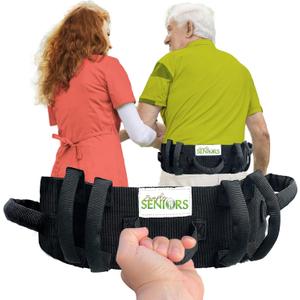 Gait Belts for Seniors with 7 Handles- Transfer Gate Belts Medical for Elderly and Disabled - Easy to Use Quick Release Gait Belt with Handles for Seniors Physical Therapy -Elderly Assistance Products
