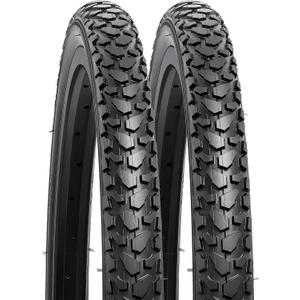 YUNSCM 2-PCS 22" Mountain Bike Tires 22 x 1.75/47-457 Compatible with 22X1.75 22x1.75 Bike Bicycle Tires(Y-673)
